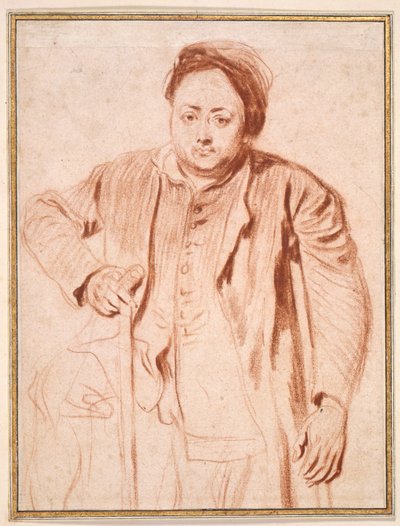 Portrait of Antoine de la Roque by Jean Antoine Watteau